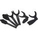 Photo Black Board - 6Pcs Intraoral Photography Contraster for Dentists & Hospitals | Long Handle Oral Accessories - Buy Online on SooperMarket.com