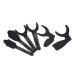 Kcabrtet Dental Photo Contrast Black Background Plate Autoclavable Dental Oral Cheek Retractors Photographic Background Black Backdrop