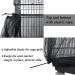 SYOOY Universal Bird Cage Cover Seed Catcher - Adjustable Nylon Mesh Netting Skirt for Parrot & Parakeet Birdcages - Black - Buy Online on SooperMarket.com