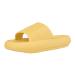 Monerffi women sandals outdoor slippers anti slip beach casual open toe sandals vintage anti-slip breathable lightweight platform 42/43 EU yellow