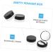 CANIGHT 2pcs Elastic Mesh Loose Powder Box Flour Holder Makeup Powder Case Portable Powder Puff Black Abs - Buy Online on SooperMarket.com