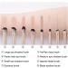 Yoezuo Make Up Brush Set 8 Pieces Eyeshadow Brush Set with PU Bag Eye Brush Makeup Brush Foundation Brush Cosmetic Brush for Eyeshadow Eyebrow Eyeliner Blending (Gold) - Buy Online on SooperMarket.com