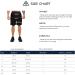 Haimont Men's Running Shorts 7 - Quick Dry Lightweight Athletic Shorts with Zipper Pockets - Black - Size Medium - Buy Online on SooperMarket.com