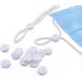 HomyBasic 150 Pcs Adjustable Elastic String for Masks 1/4 inch Mix-Rainbow - Soft Stretch Cord for Sewing Mask - Buy Online on SooperMarket.com