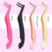 Shop Pink Hair Removal & False Eyelash Tweezers - Perfect Cosmetic Tool for Eyelash Lengthening & Curling - Buy Online on SooperMarket.com