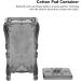 Makeup Cotton Box Large Capacity Pretty Design ABS Cotton Pad Holder for Bedroom Transparent Grey - Buy Online on SooperMarket.com