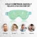 NEWGO Cooling Eye Mask for Puffy Eyes Reusable Hot Cold Therapy Gel Cold Eye Mask for Migraine Headache Dark Circles Dry Eyes Swollen Eyes Sinus Pain Green - Buy Online on SooperMarket.com