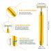 Shop Aubric 24k Gold Face Massager - T-Shape Electric Wand for Anti-Aging Skin Firming & Wrinkle Reduction | Global Shipping Available - Buy Online on SooperMarket.com
