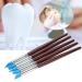 5pcs Dental Silicone Pen Set - Wooden Handle Blue Head Modeling Tools for Tooth & Manicure - International Shipping Available - Buy Online on SooperMarket.com