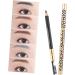 FOYTOKI 4 Pcs Long Lasting Eyebrow Pencils Eyebrow Pencil Dark Brown Black Eyebrow Pencil and Brush - Buy Online on SooperMarket.com