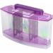 Aquarium Fish Tank Transparent Aquarium Fish Tank LED Acrylic Three Divisions Breeding Isolation Box for Small Fishes Mini Breeding Fish Tank (Purple) - Buy Online on SooperMarket.com