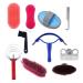 Professional 10-Pc Vier Horse Brush Set - Equestrian Grooming Kit for Horse Cleaning & Care - Buy Online on SooperMarket.com