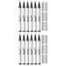 Beavorty 12 Pcs Eye Makeup Tool Eyeliner Pen for Women Colored Eyeliner Girl Liquid Eyeliner Abs Miss