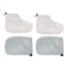 Beavorty 2 Pairs Gloves Wax Bath Foot Cover Paraffin Wax Booties Paraffin Treatments Cozies Hand and Foot Liners Wax Bath Mitts Disposable Foot Covers Paraffin Glove Short Boots Spa Grey