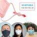 HomyBasic 150 Pcs Adjustable Elastic String for Masks 1/4 inch Mix-Rainbow - Soft Stretch Cord for Sewing Mask - Buy Online on SooperMarket.com