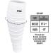 Nxtrnd Football Leg Sleeves for Men & Boys - White - One Size (Pair) - Buy Online on SooperMarket.com