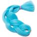 Braiding Hair Extensions Jumbo Braid Hair 24 Inch 1pc High Temperature Synthetic Fiber Hair Extension Sky Blue for Women - Buy Online on SooperMarket.com