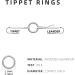SF Lightweight Tippet Rings - 2mm 25LB Nickel - Fly Fishing Trout Line Connectors - 10 Pack - Buy Online on SooperMarket.com