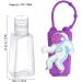 Ulife Mall Portable Travel Bottles for Children - Set of 6 30ml Wasteland-Proof Refillable Plastic Containers for Soap & Lotion - Astronaut Design - Buy Online on SooperMarket.com