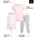 RBX Girls' Pink Be Strong Activewear Set - Short Sleeve Performance T-Shirt, Tank Top, and Capri Leggings (4-12) - Buy Online on SooperMarket.com