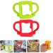 ibasenice 2pcs Silicone Bottle Handle Bottle Handle Milk Bottle Accessories Milk Bottle Handles Silicone Bottle Handle Milk Bottle Grips Feeding Bottle Newborn Feeder 13.00X7.00X6.50CM Assorted Color - Buy Online on SooperMarket.com