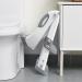 SKYROKU Potty Training Seat with Step Stool Ladder  Toddler Potty Seat for Kids and Toddler Boys Girls  Splash Guard and Safety Handles (Grey) Gray - Buy Online on SooperMarket.com