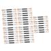 Housoutil 40pcs Latex Eye Shadow Stick Eyeshadow Double Sided Makeup Brush Cosmetic Brush Kit Suite