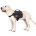 OneTigris Dog Pack for Hiking Camping Travelling Dog Backpack for Hiking Nylon Dog Harness Backpack with Side Pockets for Medium and Small Dogs L Black