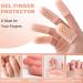 Gel Toe and Finger Cap Protectors - 5 Pairs for Missing or Ingrown Toenails, Corns, Blisters, Hammer Toe Relief - Buy Online on SooperMarket.com