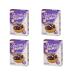 Skiny Crunch Cereal Choco Hoops & Marshmallows 375g - A Tongue Tinglingly Different Way To Start Your Day - Pack of 4