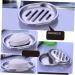Ciieeo Kitchen Soap Rack Soap Holder Soap Container Rack Bathroom Soap Rack Box Stainless Steel - Buy Online on SooperMarket.com