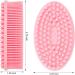 Emoly Silicone Bath Brush | Gentle Back Scrubber | Body Exfoliating Loofah | Pink - Buy Online on SooperMarket.com