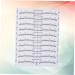 Beavorty 100pcs Disposable Eyebrow Ruler Makeup Stickers Eyebrow Shaping Stencils Eyebrow Measure Modify - Buy Online on SooperMarket.com
