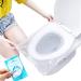 Biodegradable Disposable Plastic Toilet Seat Cover Disposable Paper Toilet Seat Covers for Travel Toilet Seat Waterproof and Non Slip Independent Packaging (30PCS)
