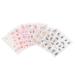 5D Nail Art Stickers Self Adhesive Nail Stickers Nail Decoration Fashion Accessories Embossed Flowers Self Adhesive Nail Decoration for Manicure Nail Art Supplies