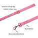 Lionet Paws Dog Leash - Silk Leash for Small Medium & Large Dogs | Matching Collars for Girls & Boys - Pack of 1 in Peach - Buy Online on SooperMarket.com