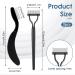2pcs Eyelash Combs & Separator Tool - Metal Lash Comb for Individual Lashes & Extensions - Foldable Black Mascara Separator - Buy Online on SooperMarket.com