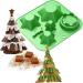 Cabilock Candy Chocolate 2pcs Biscuit Mold Silicone Molds Silicone Cake Baking DIY Mold Simple Mold Grill Plate Epoxy Resin - Buy Online on SooperMarket.com