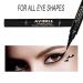 SUMEITANG 2 PCS Black Liquid Eyeliner - Cat Eye Stamp Winged Liner Pen Set for Long-Lasting, Waterproof & Smudgeproof Makeup - Buy Online on SooperMarket.com