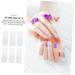 FRCOLOR 40 Pcs Nail Case Nail Art Tips Cover Shield Nail Varnish Tip Finger Nail Soak off Nail Polish Soaker Peel Polish Nail Polish Holder Reusable Soak off Caps Gelt Plastic Remover Milk 4x2cmx2pcs As Shownx2pcs - Buy Online on SooperMarket.com