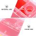 Osaladi Storage Container for Barber - Razor Shell Case & Shaving Blade Disposal - Compact Red Automatic Trash Can - Buy Online on SooperMarket.com