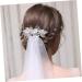 Didiseaon Clip Combs Teasing Comb Crystals Decor Straight Teeth Comb Leaf Comb Bridal Clip French Clips Wedding Headdress Rhinestones Bride - Buy Online on SooperMarket.com