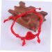WRITWAA 16 Pcs Buddhist Red Bracelet Dainty Bracelets Red DIY Bracelet Hand Jewelry Woven Bracelets Bulk Bracelets Adjustable Red Braided Bracelets Men and Women Rope Manual Accessories 12x12cmx5pcs Redx5pcs - Buy Online on SooperMarket.com