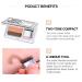 Lazy Eyeshadow Two-Tone Glitter Palette | Waterproof & Long Lasting | Easy Makeup Set with Brush - Buy Online on SooperMarket.com