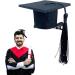 Wontool Graduation Hat Insert Doctoral Hat Headband - Graduation Hat Hairpin Set 3D Graduation Hat Inserts Graduation Accessories for College University High School Black - Buy Online on SooperMarket.com