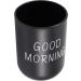 Sunroot Home Bathroom Toothbrush Holder & Toothpaste Mug - Round PP Drinking Glass for Travel & Camping - Black - Buy Online on SooperMarket.com