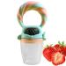 Jingling Fruit Pacifier Feeder - Safe Silicone Teething Tool for Babies | Soft Vegetable & Fruit Food Feeder - Buy Online on SooperMarket.com