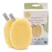 Waschies Kids washing pads for babies and children for cleaning only with water reusable skin-friendly super soft made in Germany Pastel Yellow 2 Set Pastel Yellow 2 pieces (1 Pack)