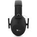 Earmuffs hearing protection with low profile passive folding design 26dB NRR and reduces up to 125dB  black Satin Black Earmuff - Buy Online on SooperMarket.com