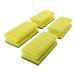 Scouring pad XXL kitchen sponge 130x70x45mm cleaning pot sponge YELLOW (4X yellow)